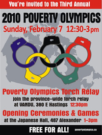 Poverty Olympics poster