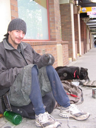 panhandling by Judy Graves